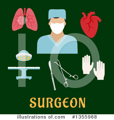 Royalty-Free (RF) Surgeon Clipart Illustration by Vector Tradition SM - Stock Sample #1355968