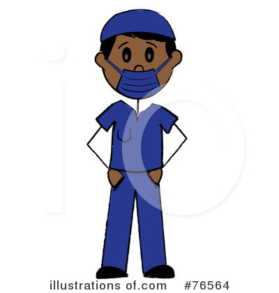 Royalty-Free (RF) Surgeon Clipart Illustration by Pams Clipart - Stock Sample #76564