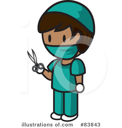 Royalty-Free (RF) Surgeon Clipart Illustration by Rosie Piter - Stock Sample #83843