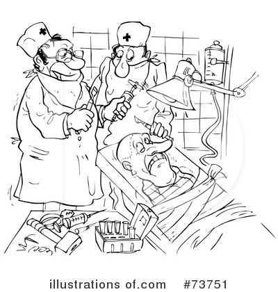 Royalty-Free (RF) Surgery Clipart Illustration by Alex Bannykh - Stock Sample #73751