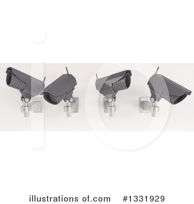 Royalty-Free (RF) Surveillance Clipart Illustration by KJ Pargeter - Stock Sample #1331929