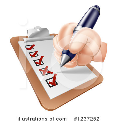 Royalty-Free (RF) Survey Clipart Illustration by AtStockIllustration - Stock Sample #1237252