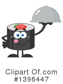 Sushi Character Clipart #1396447 by Hit Toon