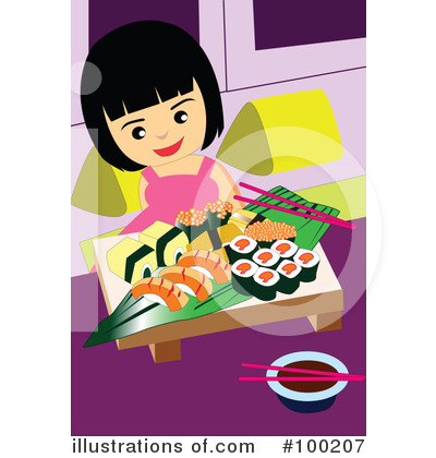 Sushi Clipart #100207 by mayawizard101