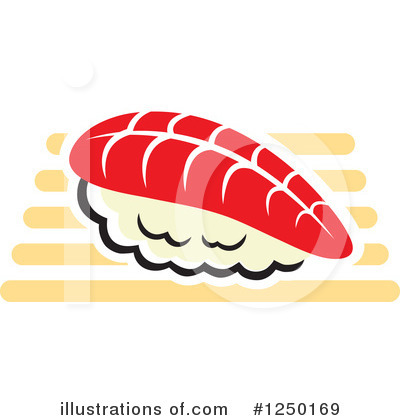 Royalty-Free (RF) Sushi Clipart Illustration by Vector Tradition SM - Stock Sample #1250169