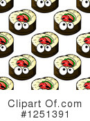 Sushi Clipart #1251391 by Vector Tradition SM