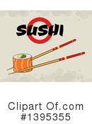 Sushi Clipart #1395355 by Hit Toon