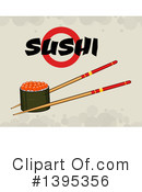 Sushi Clipart #1395356 by Hit Toon