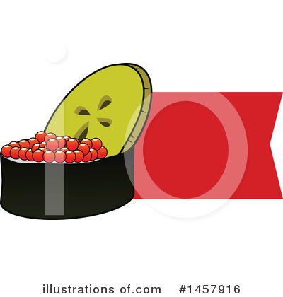Royalty-Free (RF) Sushi Clipart Illustration by Vector Tradition SM - Stock Sample #1457916