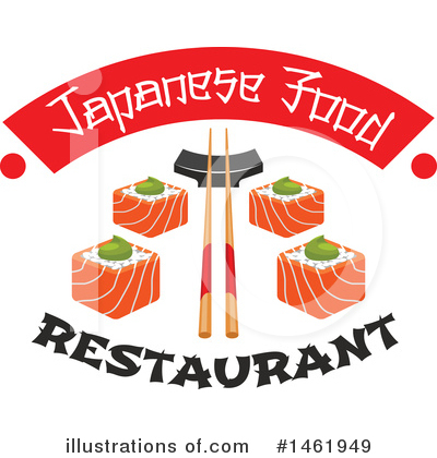 Royalty-Free (RF) Sushi Clipart Illustration by Vector Tradition SM - Stock Sample #1461949