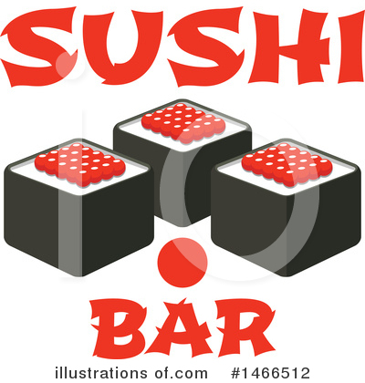 Royalty-Free (RF) Sushi Clipart Illustration by Vector Tradition SM - Stock Sample #1466512
