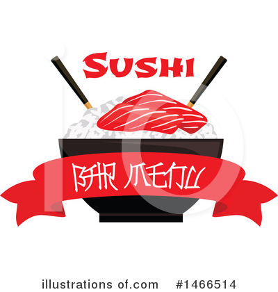Royalty-Free (RF) Sushi Clipart Illustration by Vector Tradition SM - Stock Sample #1466514