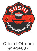 Sushi Clipart #1494887 by Vector Tradition SM