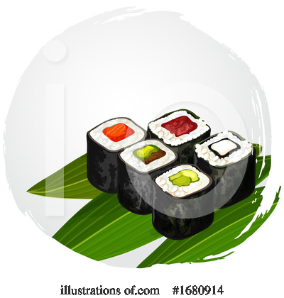 Asian Food Clipart #1680914 by Vector Tradition SM