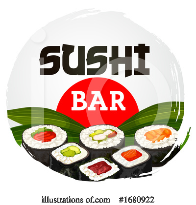 Royalty-Free (RF) Sushi Clipart Illustration by Vector Tradition SM - Stock Sample #1680922