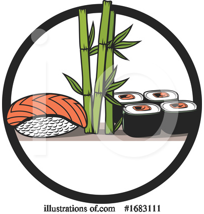 Royalty-Free (RF) Sushi Clipart Illustration by Vector Tradition SM - Stock Sample #1683111