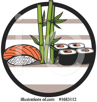 Royalty-Free (RF) Sushi Clipart Illustration by Vector Tradition SM - Stock Sample #1683112