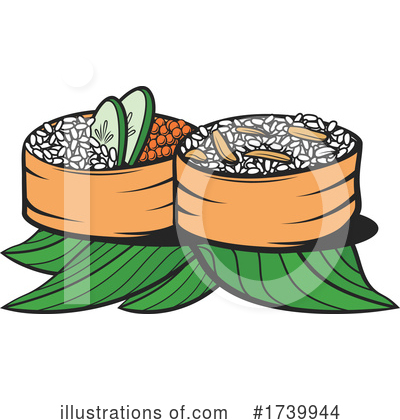 Royalty-Free (RF) Sushi Clipart Illustration by Vector Tradition SM - Stock Sample #1739944