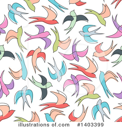 Royalty-Free (RF) Swallows Clipart Illustration by Vector Tradition SM - Stock Sample #1403399