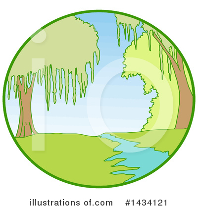 Royalty-Free (RF) Swamp Clipart Illustration by LaffToon - Stock Sample #1434121
