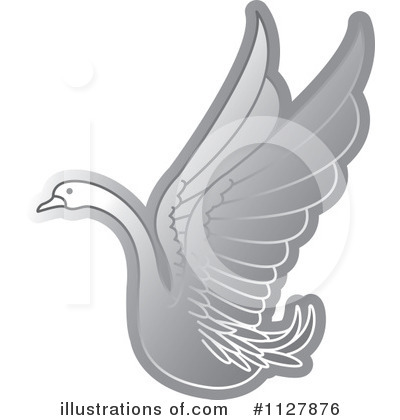 Swan Clipart #1127876 by Lal Perera