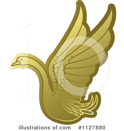 Swan Clipart #1127880 by Lal Perera
