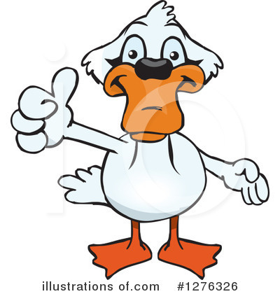 Royalty-Free (RF) Swan Clipart Illustration by Dennis Holmes Designs - Stock Sample #1276326