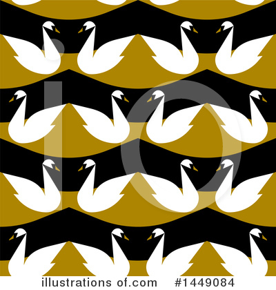 Royalty-Free (RF) Swan Clipart Illustration by elena - Stock Sample #1449084
