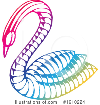 Royalty-Free (RF) Swan Clipart Illustration by cidepix - Stock Sample #1610224