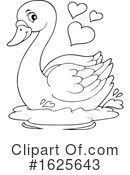Swan Clipart #1625643 by visekart