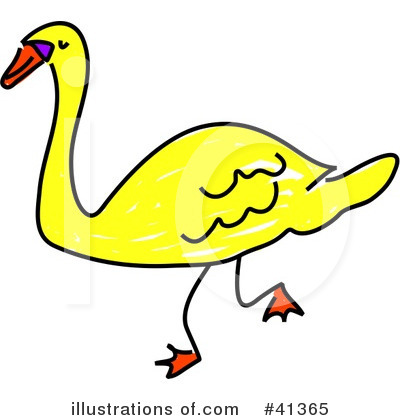 Royalty-Free (RF) Swan Clipart Illustration by Prawny - Stock Sample #41365