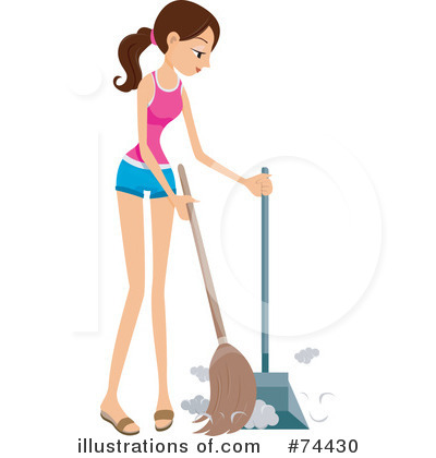Royalty-Free (RF) Sweeping Clipart Illustration by BNP Design Studio - Stock Sample #74430