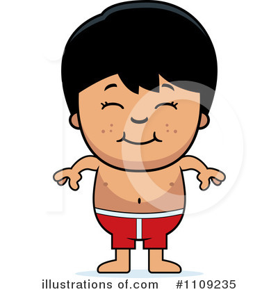 Royalty-Free (RF) Swimmer Clipart Illustration by Cory Thoman - Stock Sample #1109235