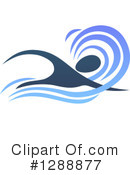 Swimmer Clipart #1288877 by AtStockIllustration