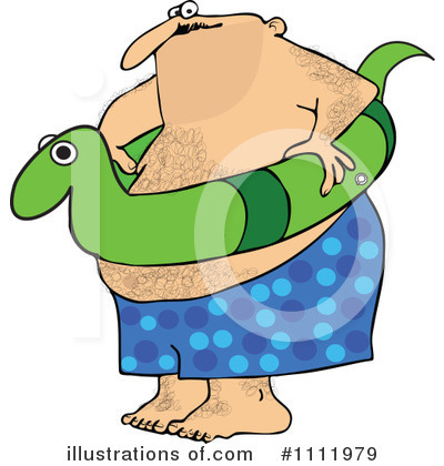 Royalty-Free (RF) Swimming Clipart Illustration by djart - Stock Sample #1111979