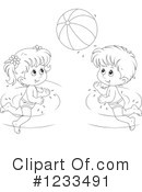 Swimming Clipart #1233491 by Alex Bannykh