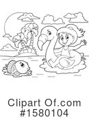 Swimming Clipart #1580104 by visekart