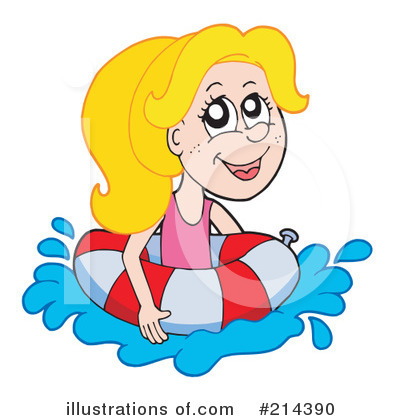 Royalty-Free (RF) Swimming Clipart Illustration by visekart - Stock Sample #214390