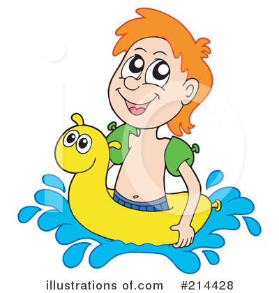 Royalty-Free (RF) Swimming Clipart Illustration by visekart - Stock Sample #214428