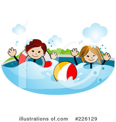 Royalty-Free (RF) Swimming Clipart Illustration by BNP Design Studio - Stock Sample #226129