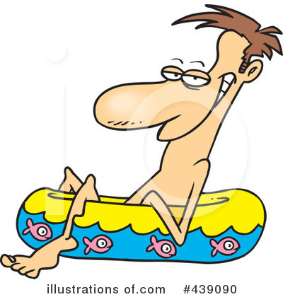 Royalty-Free (RF) Swimming Clipart Illustration by toonaday - Stock Sample #439090