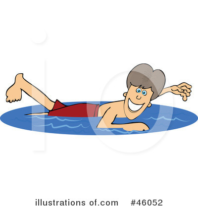 Swimmers Clipart #46052 by djart