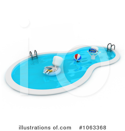 Royalty-Free (RF) Swimming Pool Clipart Illustration by BNP Design Studio - Stock Sample #1063368