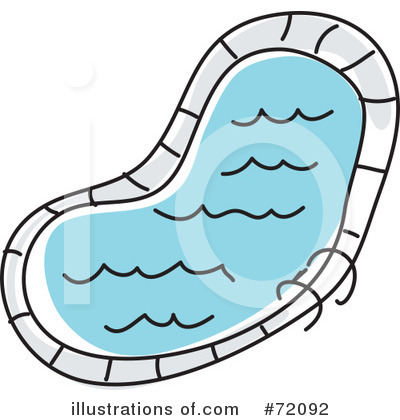 Royalty-Free (RF) Swimming Pool Clipart Illustration by inkgraphics - Stock Sample #72092