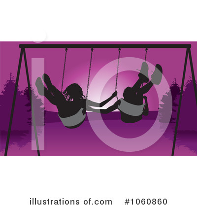 Royalty-Free (RF) Swinging Clipart Illustration by David Rey - Stock Sample #1060860