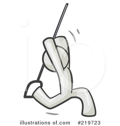 Royalty-Free (RF) Swinging Clipart Illustration by Leo Blanchette - Stock Sample #219723
