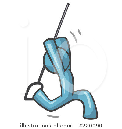 Royalty-Free (RF) Swinging Clipart Illustration by Leo Blanchette - Stock Sample #220090