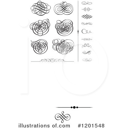 Royalty-Free (RF) Swirl Clipart Illustration by BestVector - Stock Sample #1201548