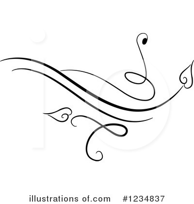 Swirl Clipart #1234837 by BNP Design Studio