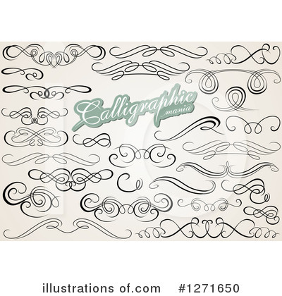 Royalty-Free (RF) Swirl Clipart Illustration by dero - Stock Sample #1271650